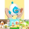 Colorful Cartoon Pet Egg Spring Loaded Toy Car For Kids Interactive Fun Experience