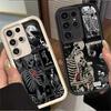 Cool Creative Heart Skull Case For Iphone 17 16pro 15pro14 13 12 11 12pro 13pro Max 14plus Silicone AntiFall Protective Cover