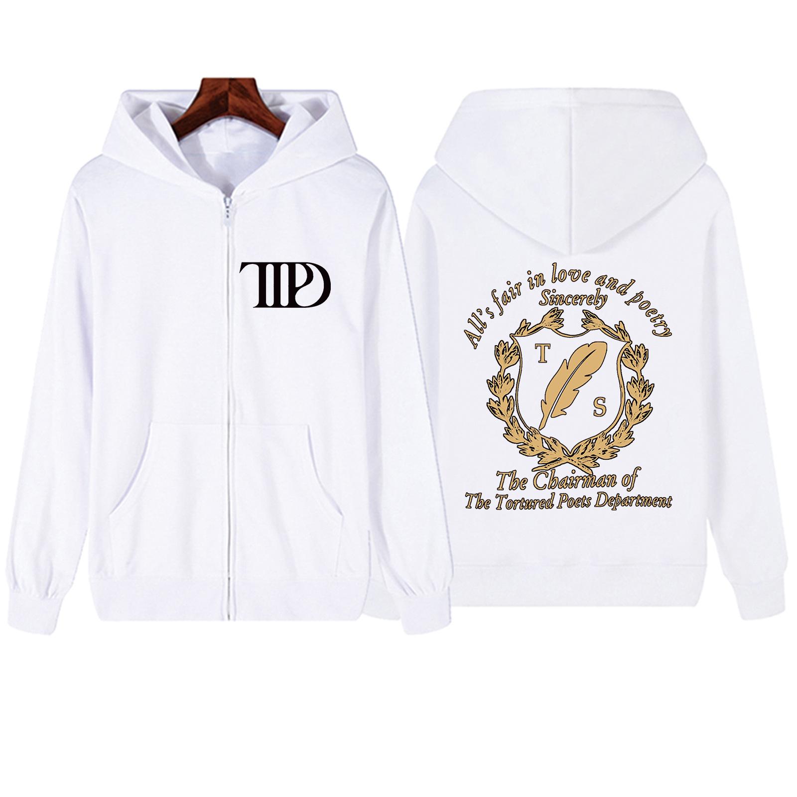 

Спортивна толстовка Taylor Swift Ttpd Album Taylor Swift M білий
