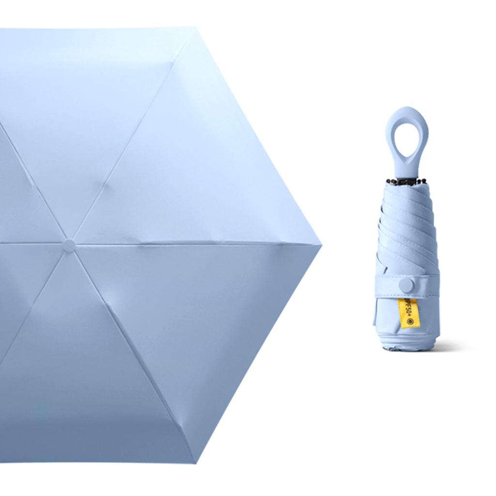 Lightweight Mini Folding Rain Umbrella Portable Travel Size Sun Umbrella for Outdoor Use UV Protections