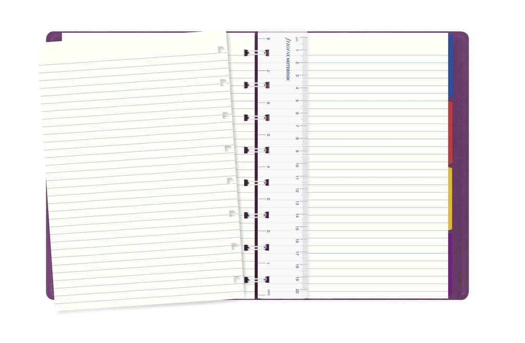 Notes Filofax A5 Pennybridge, Fioletowy, 115030, Oficjalnie Importowany