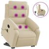 VidaXL Fauteuil Inclinable de Massage, Chaise de Relaxation avec Dossier, Siège avec Accoudoirs, Fauteuil TV de Salle de 3205001