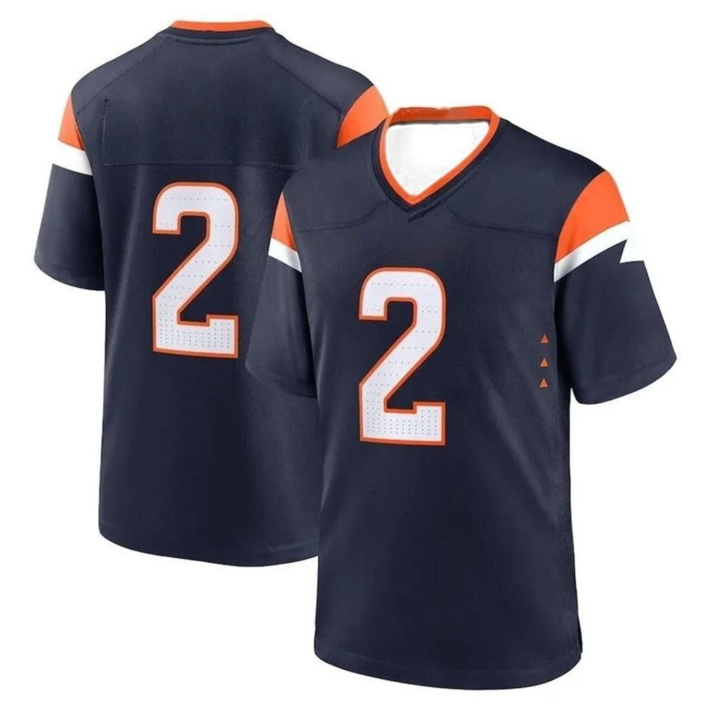 Maglietta a maniche corte da rugby estiva Denver per adulti uomini e donne Broncos Abbigliamento da allenamento Maglietta Sportiva per bambini Top casual