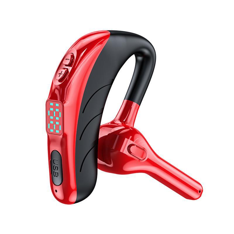 X13 Wireless Bluetooth Headset with Battery Display, ENC Dual Microphone, Noise Reduction, Ear-Hook Design, and Extended Standby Life.