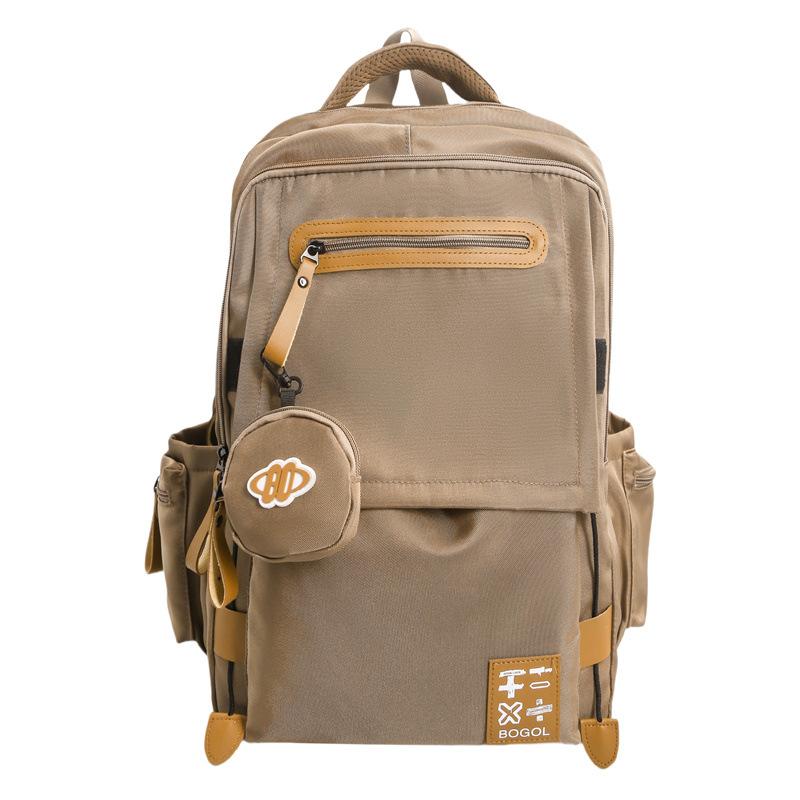 Japanese Leisure Versatile Commuter Travel Large Capacity Student School Bag Backpack Junior High School High School Computer Bag large хаки