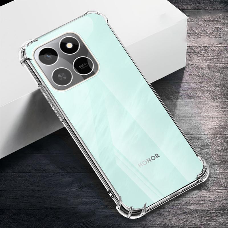 Transparent Soft Phone Case for Honor X7D 400 Smart 5G Luxury High Qualtiy Airbag Shockproof Silicone Lens Protective Back Cover