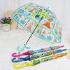 Parasol dla dzieci 1 rok przedszkole niemowlę parasol przezroczysty las kreskówka bezpieczny i lekki parasol dla dzieci z długą rączką