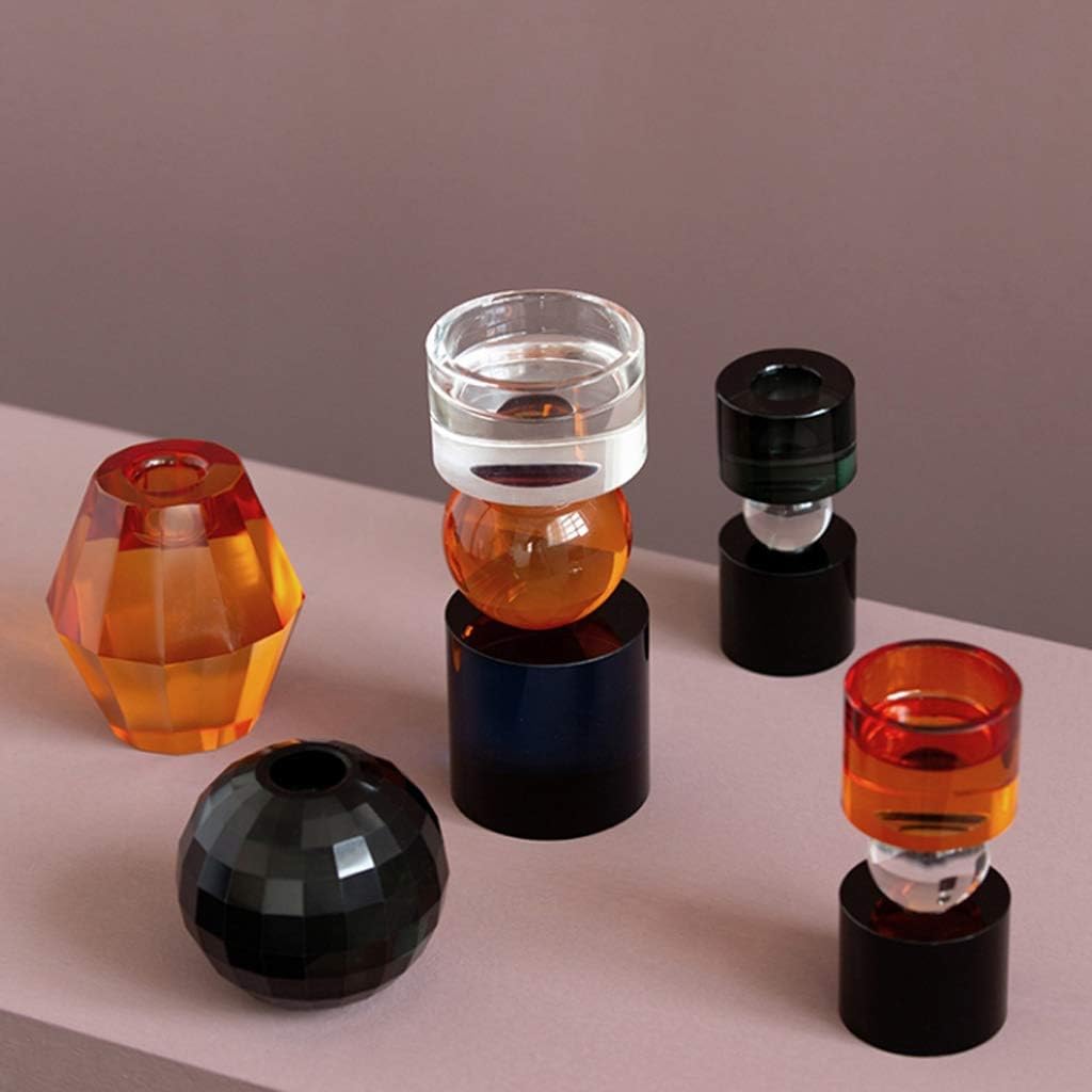 Metal Crafts Nautical Style Plastic Acrylic Candle Holder белый