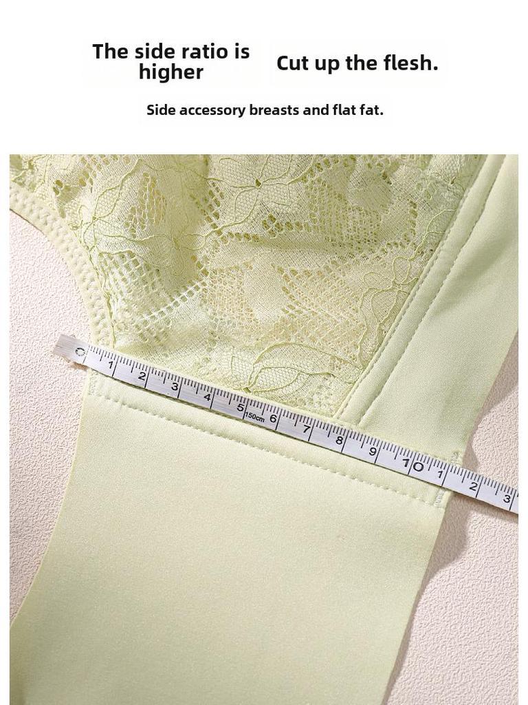 Damski Cienki Letni Oddychający Biustonosz - Bez Fiszbinów, Mały Biust, Ultracienka Miseczka z Uszkami Królika