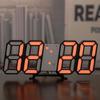 3D Digital Alarm Clock with Night Lights Modern USB Electronic Display Table LED Wall Clocks for Home Bedrooms Living Room Decor