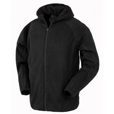 Mens Micro Hooded Fleece Jacket