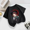Kids Demon Slayer Anime Cartoon TShirt 2025 Children Blade of Ghost Summer Fashion Funny Clothes for Baby Girls  Boys