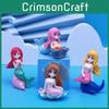 Adorable Cartoon Mermaid Toy Diy Miniature Landscape Ornament