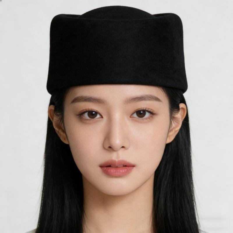 Classical Round Top Derby Hat Soft Wool Bowler For Women Formal Occasion Picnics Garden Parties And Commuting Needs