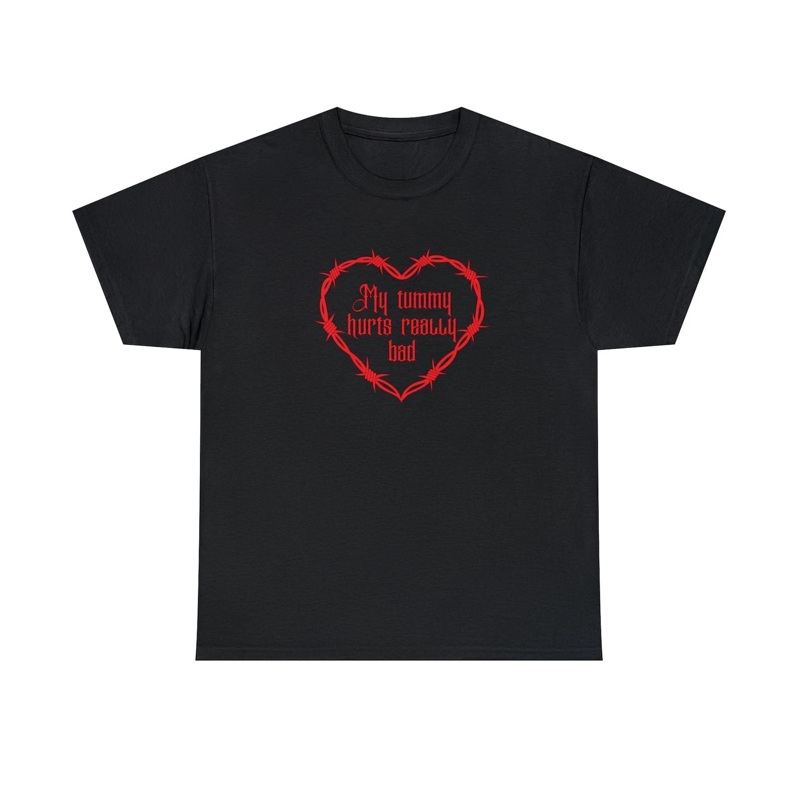 Tummy Issues T-Shirt, Cursed Meme Shirt, Funny T-Shirt for Friends XL