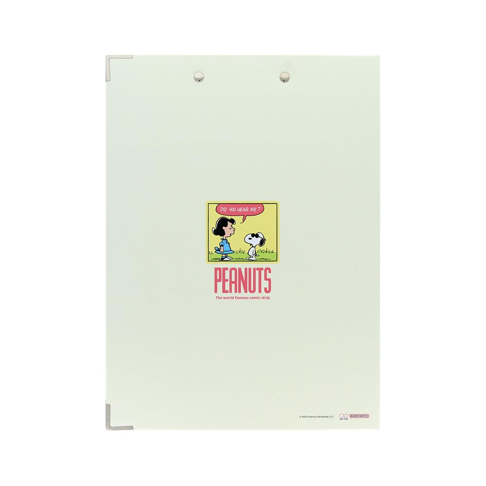 Stationery Snoopy Merchandise A4 Clipboard S4141440 Sun-Star Clipboard, Size, Bi-Fold A4, Ivory,