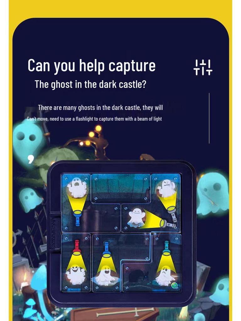 Ghost Catcher Flashlight: Demon-Catching Logic Puzzle Game for Kids Ages 3-8