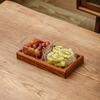 Ruhan Walnut Wood Serving Tray Set