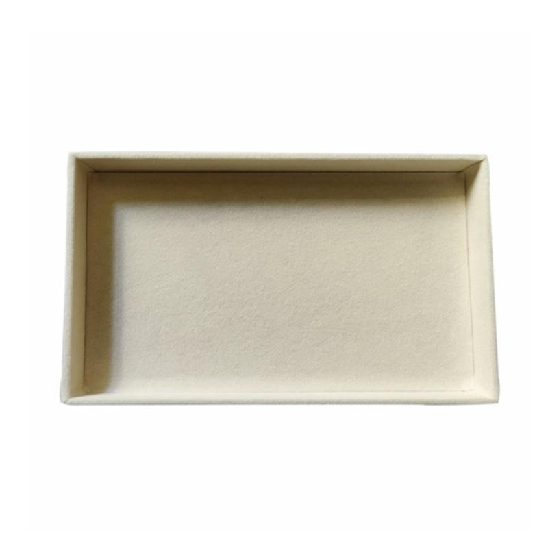 Velvets Jewelry Organiser Earrings Bracelets Necklaces Rings Display Stand Elegant Showcase Tray for Accessories