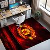 Football United F.C Pattern Rug, Indoor/Outdoor Mat, for Picnic, Gameroom, Bedroom, Office, Living Room, Home Decor Carpet, Birthday Gift