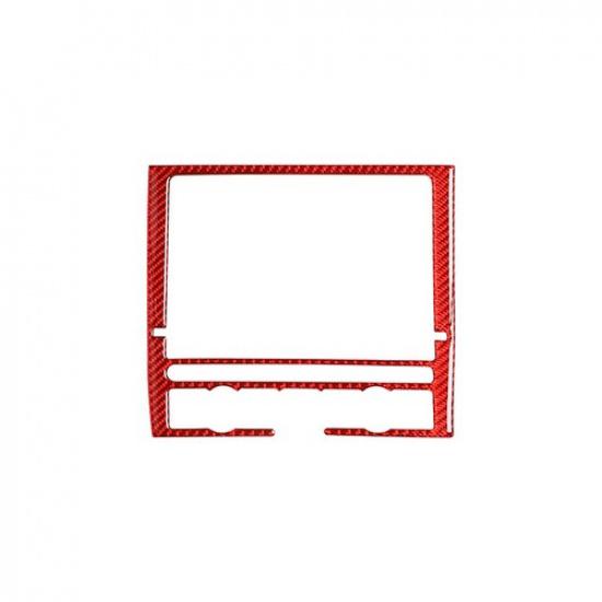 Red Carbon Fiber Car Front Screen Frame Sticker For Porsche Panamera 2010-2016