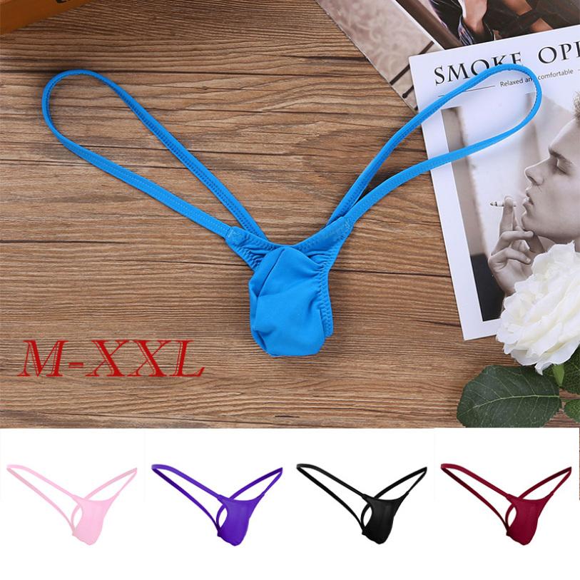 Men's Swimsuits Underwear Low Rise Stretch Bikini Briefs Swimwear