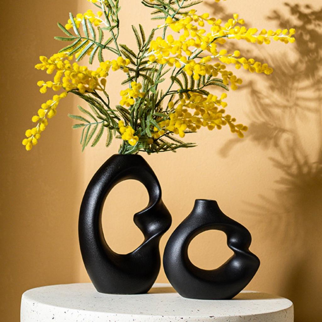 Hollow heart flower vase resin silicone mold heart-shaped vase concrete mould Valentine's Day gift Love flower pot gypsum molds