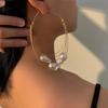 Fashion Layered Large Circle Earrings Exquisite Trendy Wedding Earing  for Women