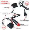 1M 2M 3M 5M Car Interior Lighting Auto LED Strip Wire Rope Tube Line Flexible Neon Light With 12V USB Cigarette Drive
