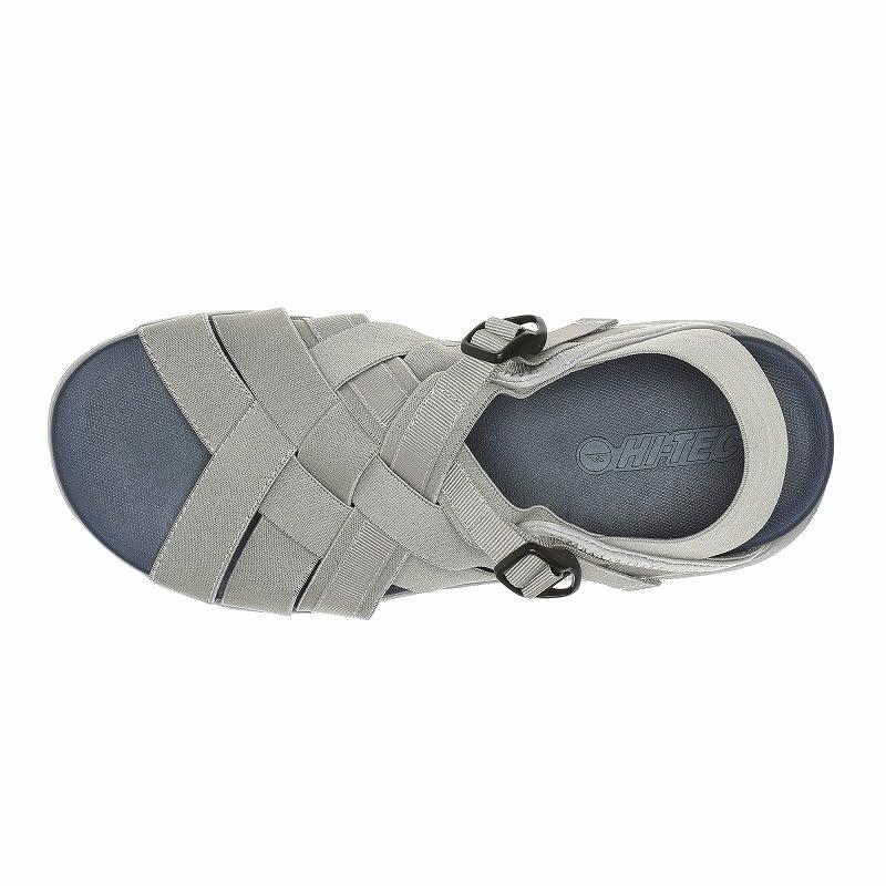 Hi-Tec KAWAZ HUARACHE Sandalen, Grau/Marineblau, Größe 25,0 cm, 2E