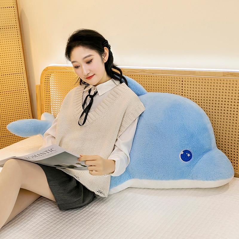Cartoon Cute Dolphin Plush Toy Children Toy Pillow For Sofa And Room Decoration