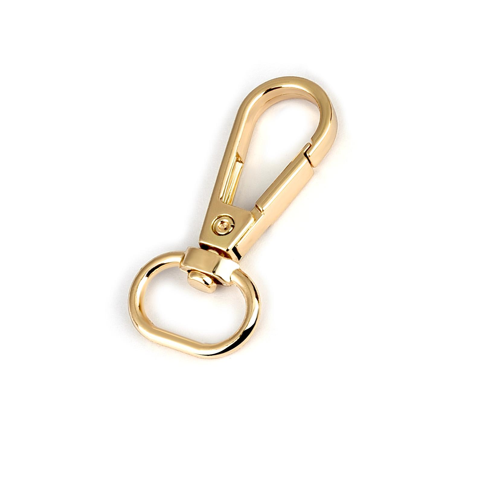 

5pcs 1.6/2/2.5/3.2/3.5cm Metal Bags Strap Buckles Lobster Clasp Collar Carabiner Snap Hook DIY KeyChain Bag Part Accessories 1.6CM золотой