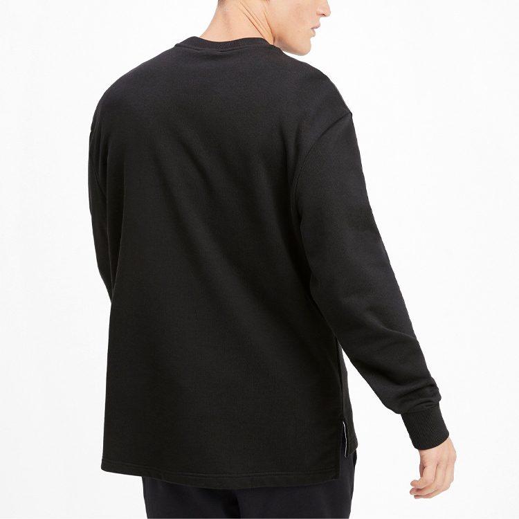 Puma Sweatshirts Men's Black Crew Neck Moderate Regular 580905-01