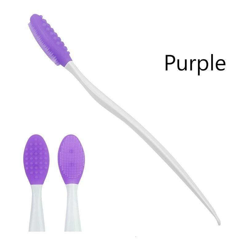 1PZ/4PZ Cura della Pelle Bellezza Lavaggio Viso Pennello in Silicone Esfoliante Pulizia Naso Rimozione Punti Neri Strumenti Con Testa di Ricambio