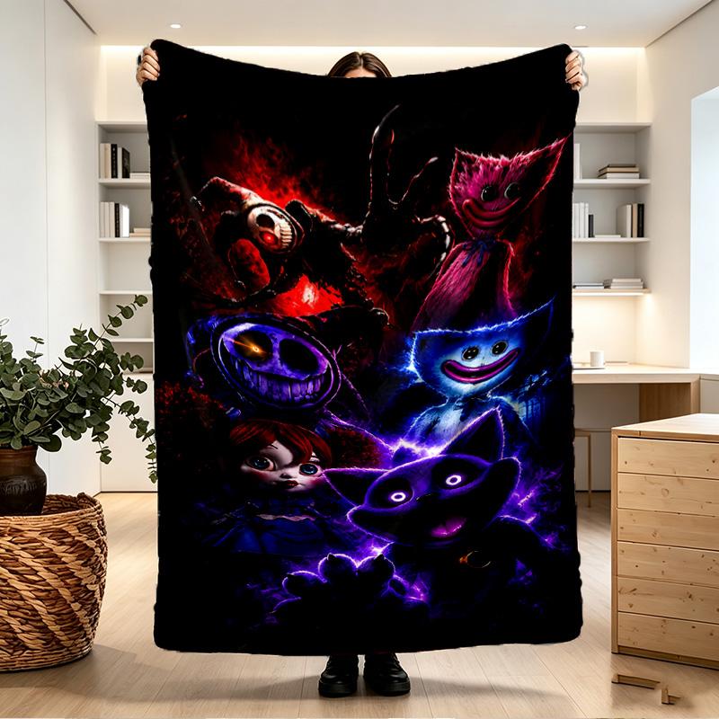 Poppy Playtime Print Blanket - Soft & Comfortable, for Bedroom, Travel, Sofa, Home Decoration - Birthday Christmas Gift for Friend
