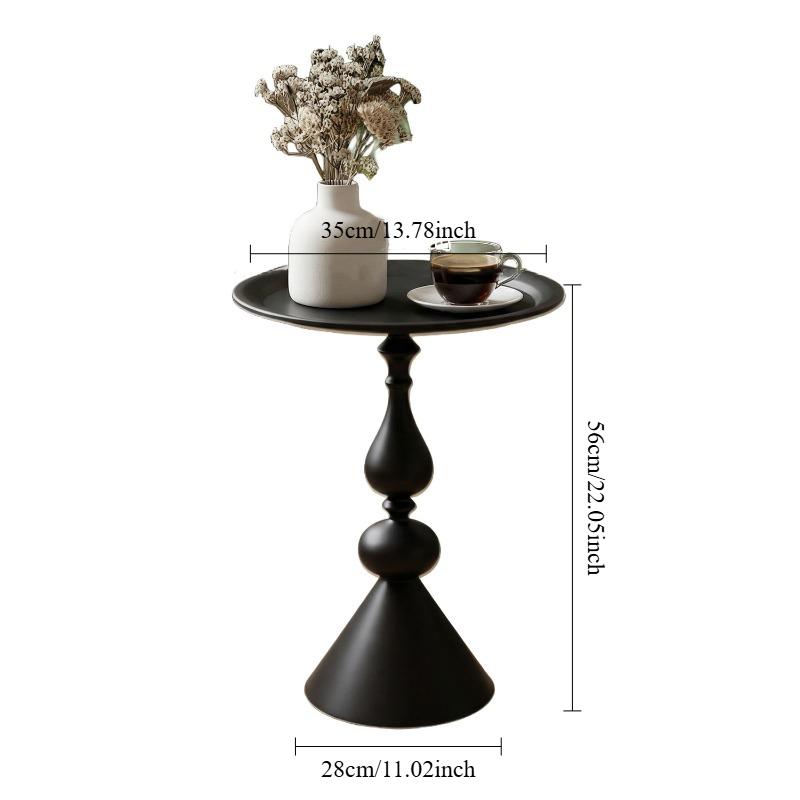 1PC small retro-style creative side table for the living room, coffee table, small round table coffee table, in a retro style