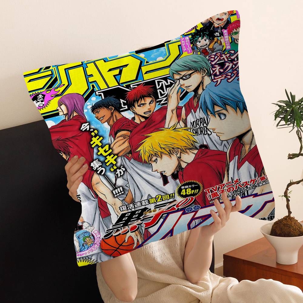 Anime Kuroko's Basketball Kissenbezug Toon Geschenk Kissenhülle Schlafzimmer Zuhause Sofa Stuhl Sitz Dekor Kissenhülle