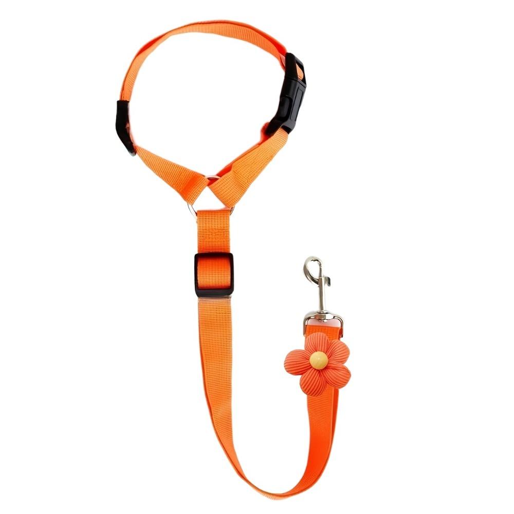 Tragbarer verstellbarer Hund Autosicherheitsgurt Sicherer drehbarer Karabiner Katze Sicherheitsgurt Leine Bequem Langlebig Hundeleine Fahrzeug