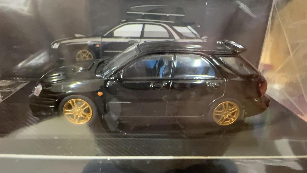Furuya Impreza WRX STI Subaru Impreza Wagon GG 8th generation black 1/64