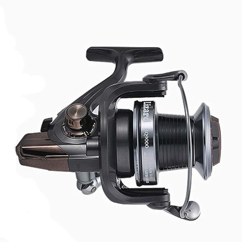 

NUZAMAS HQ9000 fishing reel - 13 + 1 ball bearing, light and smooth rotating reel, up to 18kg drag, salt, freshwater baiting and lure fishing, left