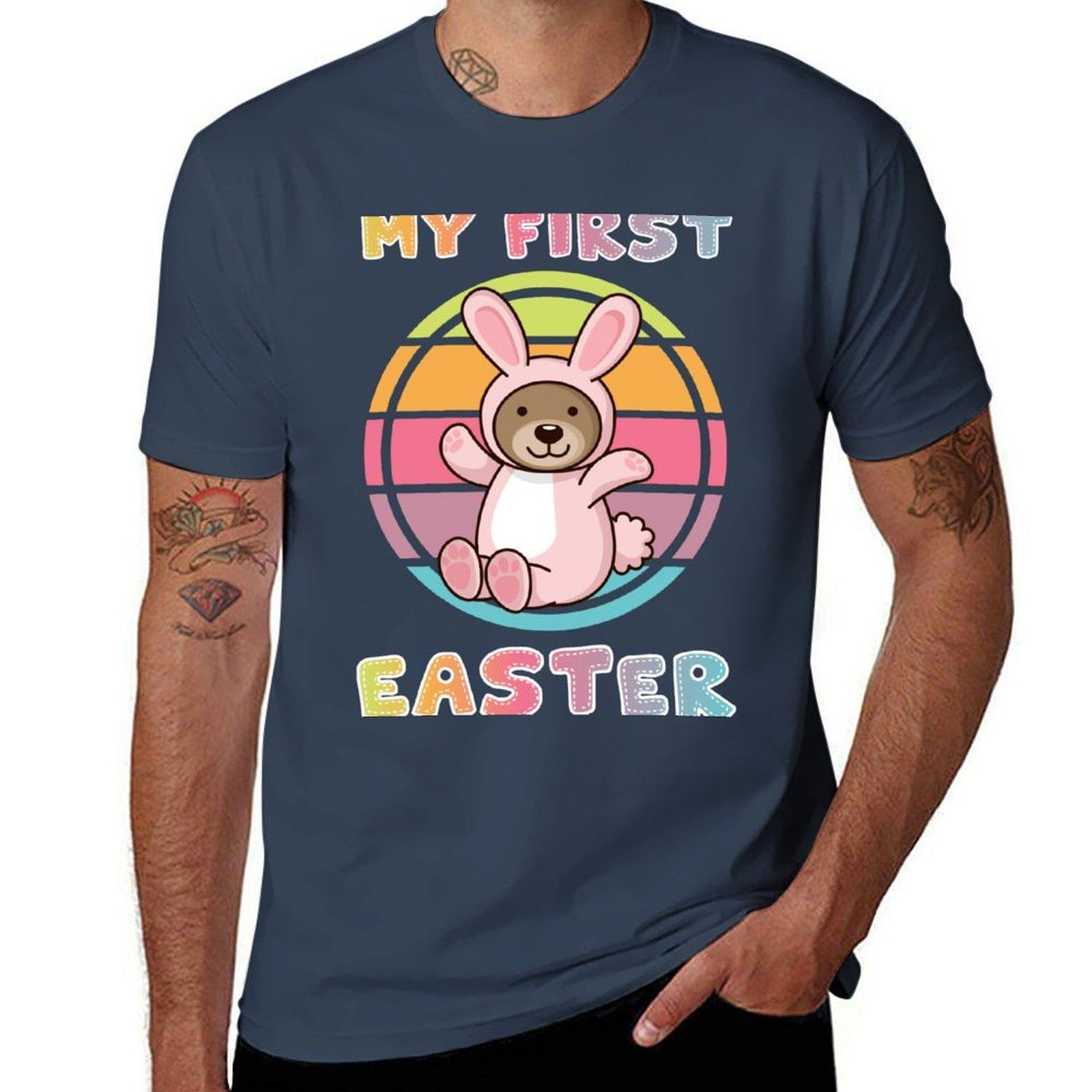 My First Easter Babies First Easter Tshirt Antifade Casual Tee Shirt S