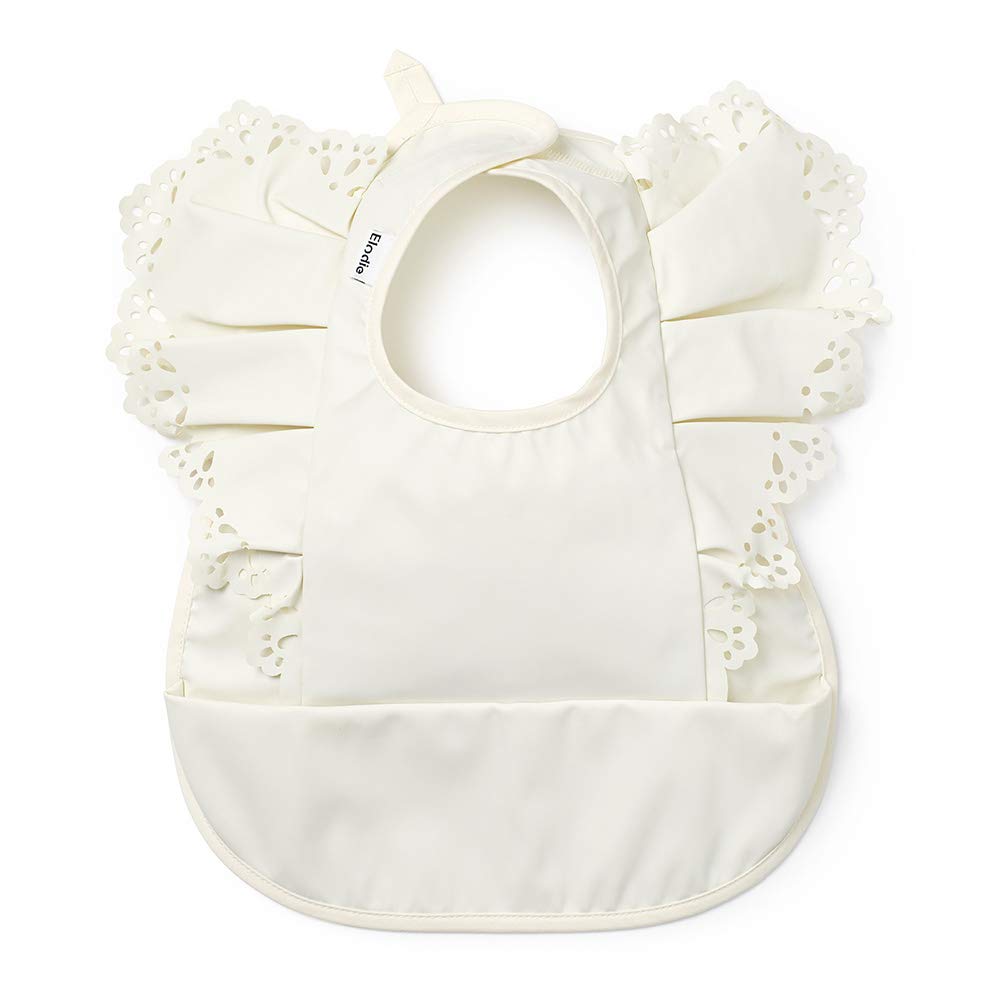 Elodie Baby Scandinavian Perfect for Vanilla White Bibs, Stylish, Waterproof, Design, Daycare,