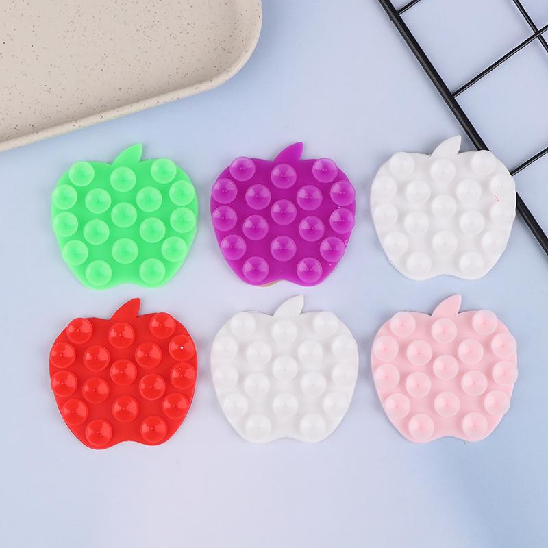 1 szt. Silikonowa podkładka w kształcie motyla do mocowania telefonu komórkowego, przyssawka z tyłu, samoprzylepna, silikonowa, stała przyssawka