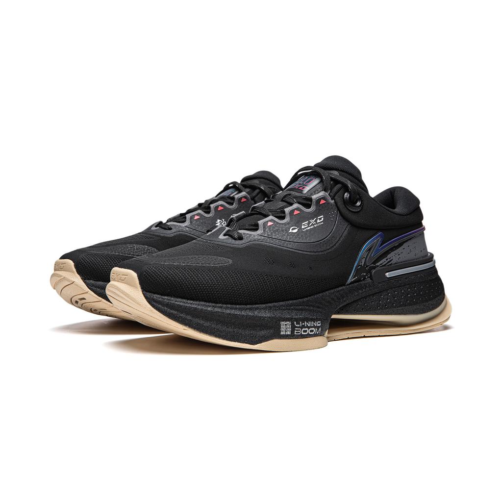 Li Ning Chao Yue 8 Technology Retro Versatile Shock Absorption Rebound Support Wear-Resistant Breathable Non-Slip Low-Top Casual Shoes AGLU007-3