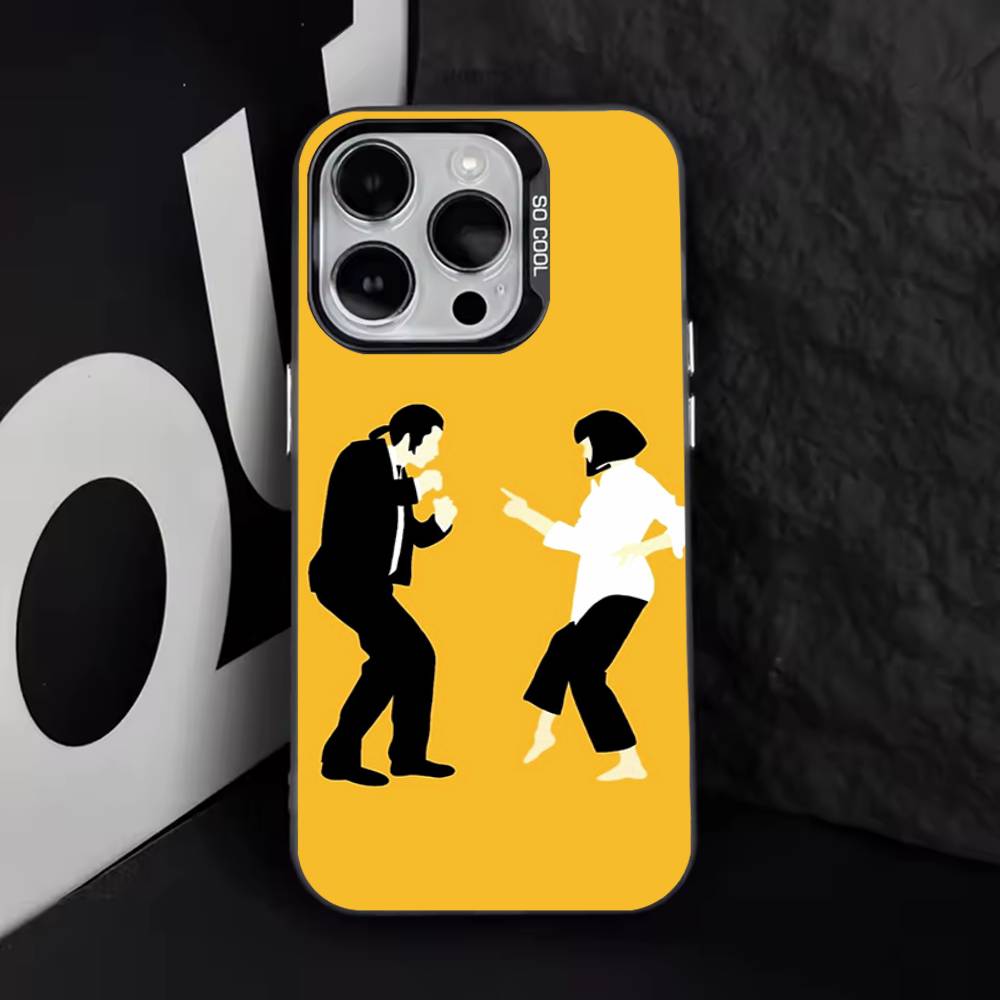 P-Pulp Fiction Classic Movie Phone Case For iPhone 17,16,15,14,13,12,11,Pro,Max,Plus,E,Air,Mini Black Tpu Cover