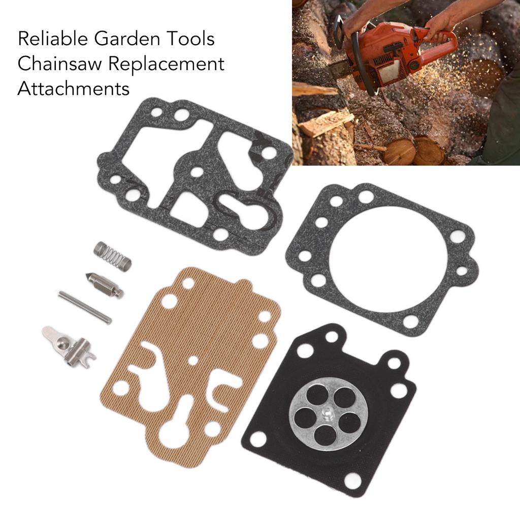 Chainsaw Carburetor Gasket Kit Paper Washer Gasket Kit with Storage Box and Accessories for D11 WYL