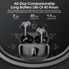 UYUXIO HiFi Stereo Earphone Wireless Earbuds with LED Display 48H Play Time Ear Buds with ENC Noise Cancelling Headphones
