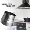 120mm To 100mm Duct Reducer Long-lasting Precise Reduction Size Silver Stainless Steel Heat Resistant Brand-New