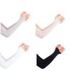 1 Pair Fingerless Cooling Arm Sleeves Summer Sun Uv Protective Arm Covers For Outdoor Fishing Driving Running