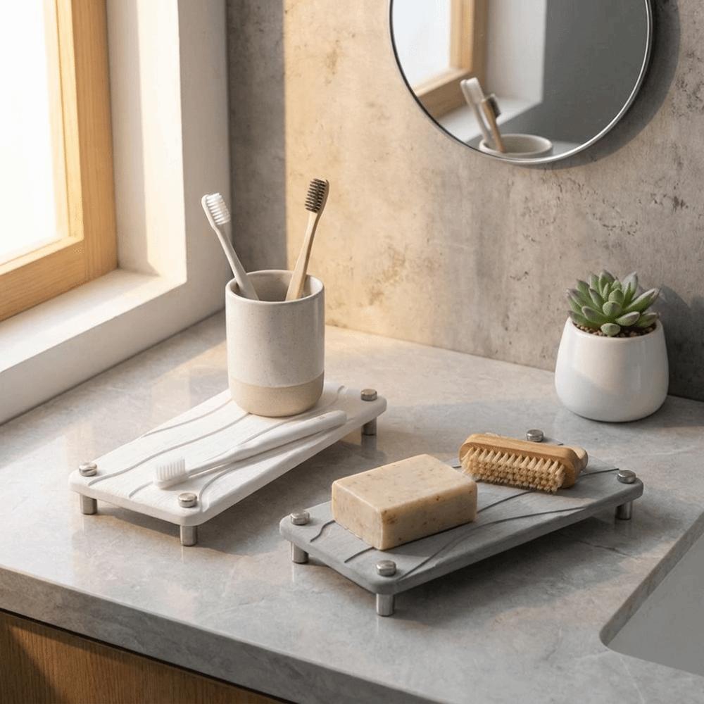 Quick-Drying Diatom Mud Coaster Non-Slip Diatom Mud Sink Tray Bathroom Tools Cup Holder Stand Home